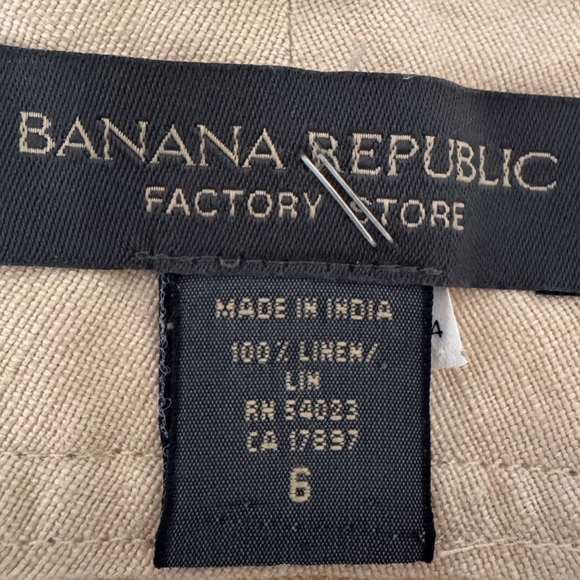 Vintage Y2K Banana Republic Linen Trouser Pant Sz 6 Silky Estate Scarf Wrap Lot - Picture 8 of 12